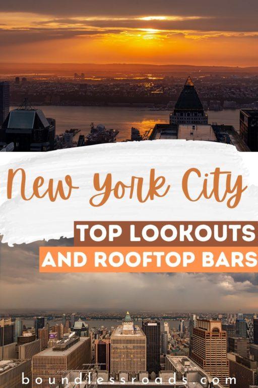 7 Amazing lookouts and rooftop bars in NYC