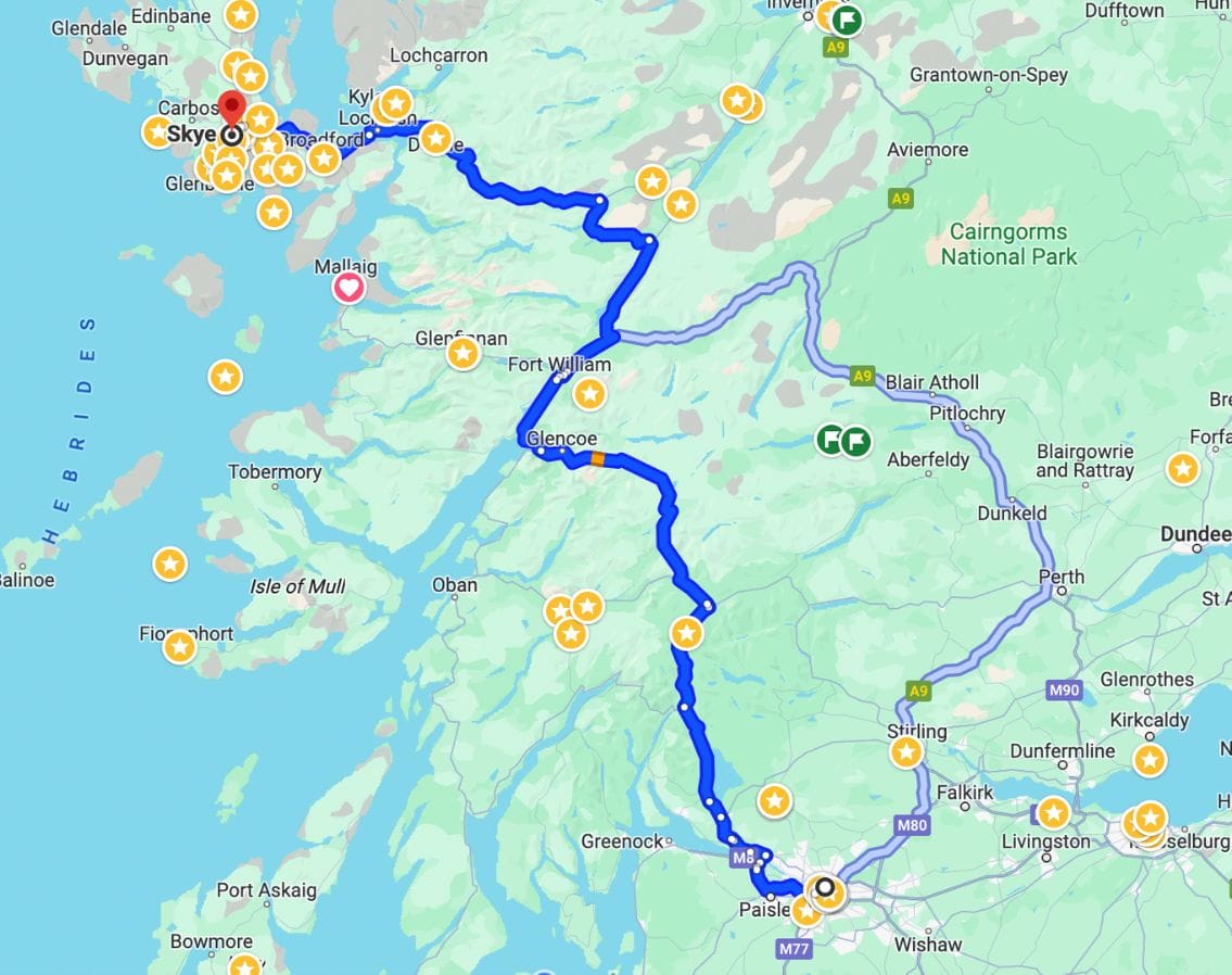 How to Get from Edinburgh to the Isle of Skye 6 Great Options
